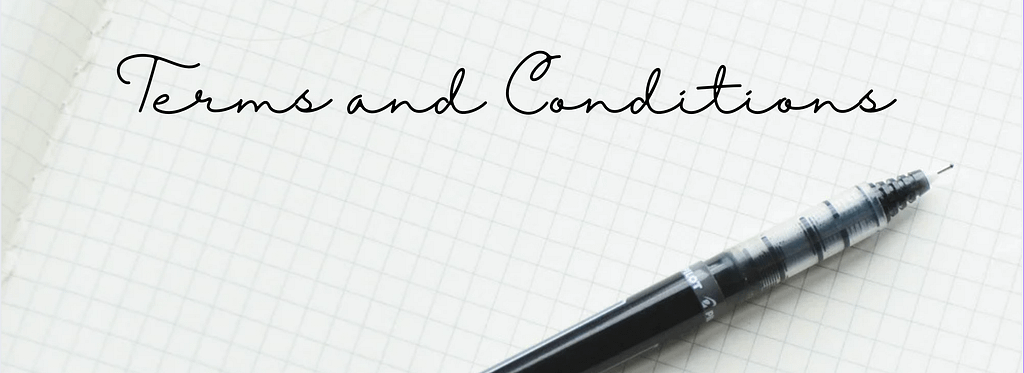 Terms and Conditions