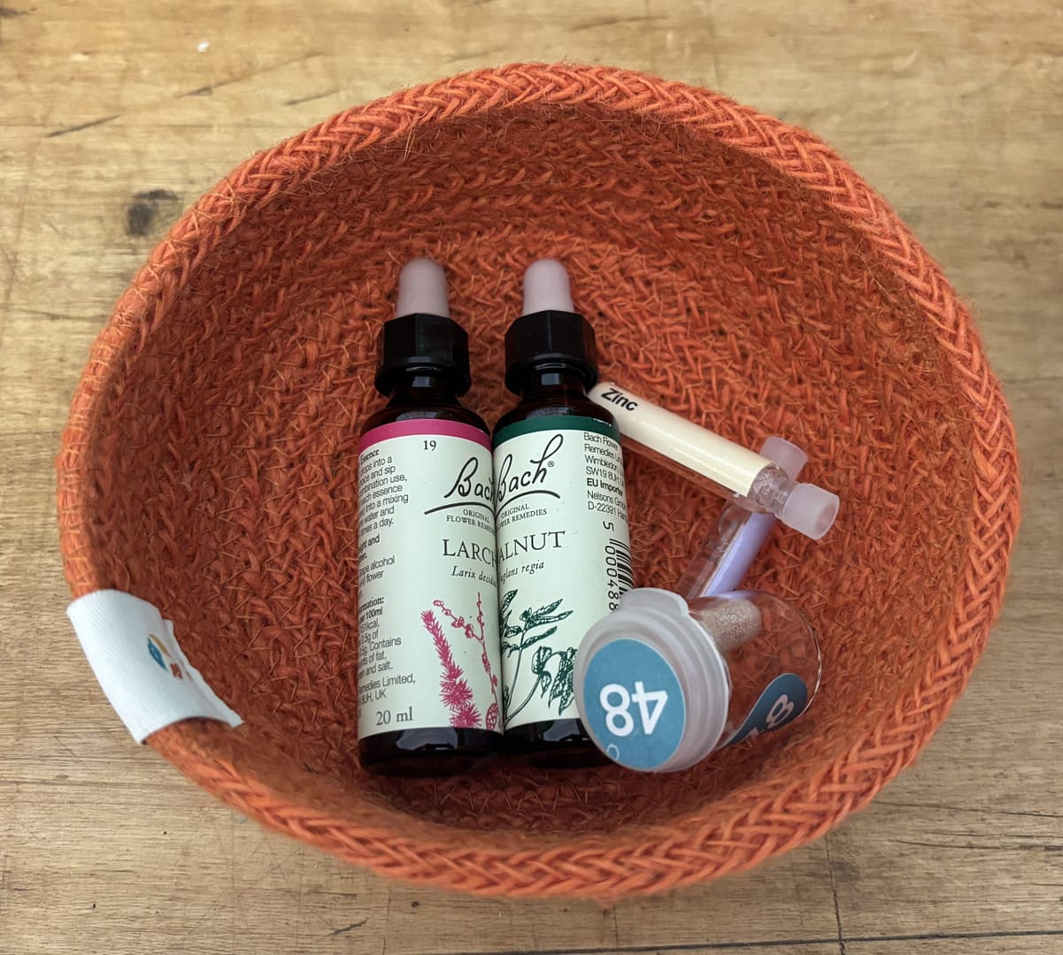 Basket of supplements